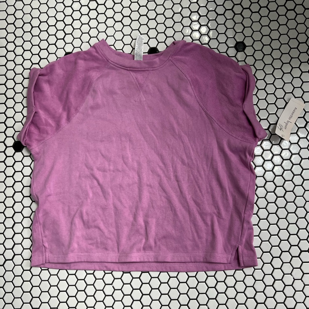 NWT Nanette lepore play short sleeve shirt size large